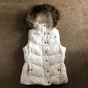 Banana Republic Winter Vest with Fur